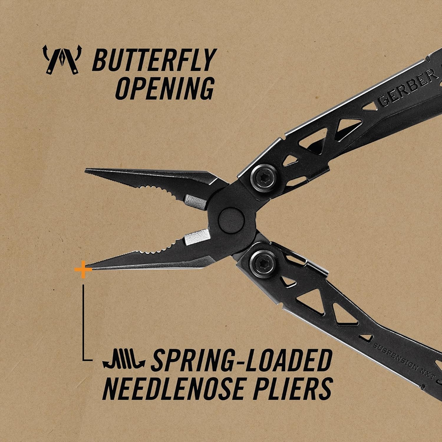 Gerber Gear Suspension-NXT EDC Multitool 15-in-1 Pocket Knife, Needle Nose Plier