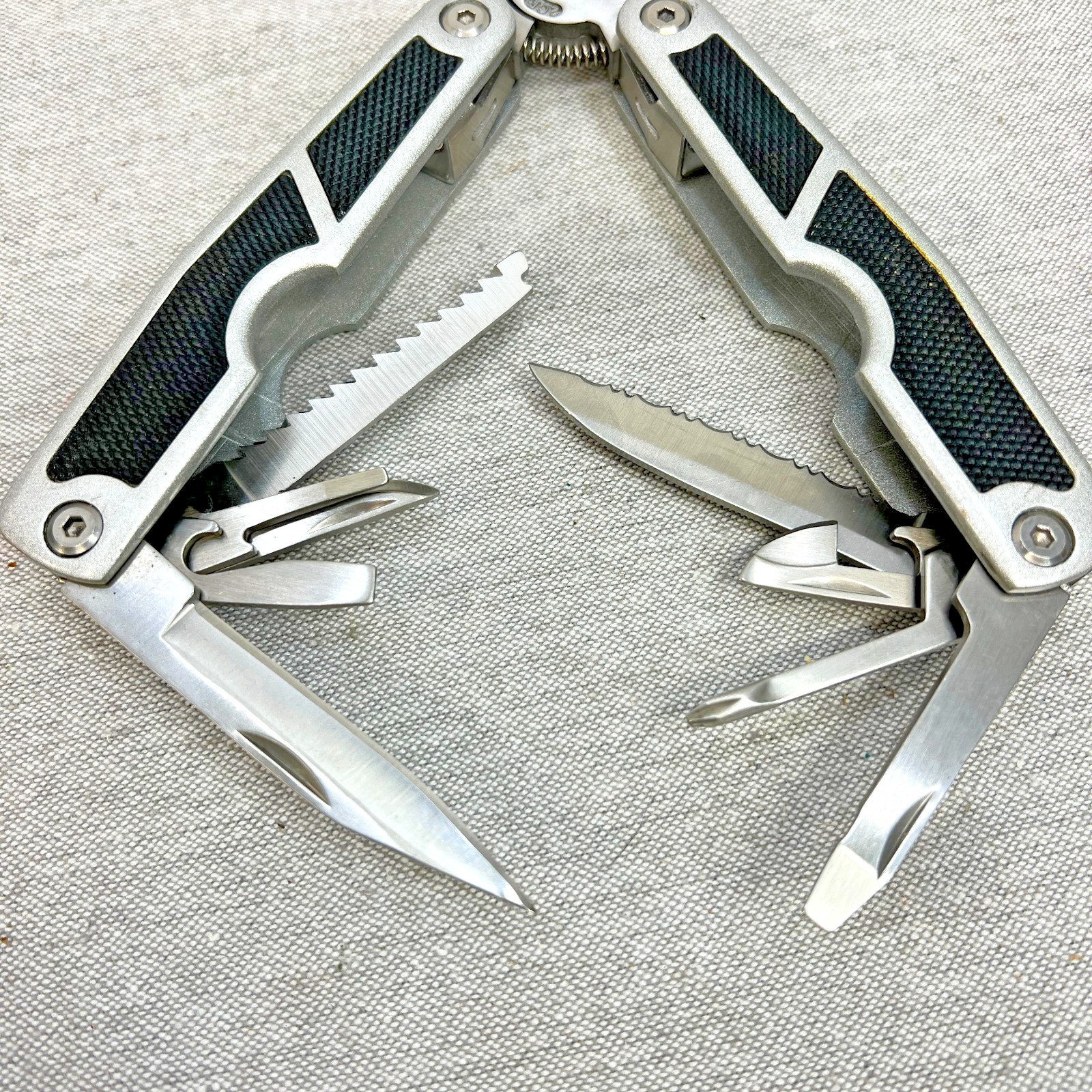 Ozark Trail Multiforce Multi-Tool Stainless Steel Plier Knife Saw Sheath