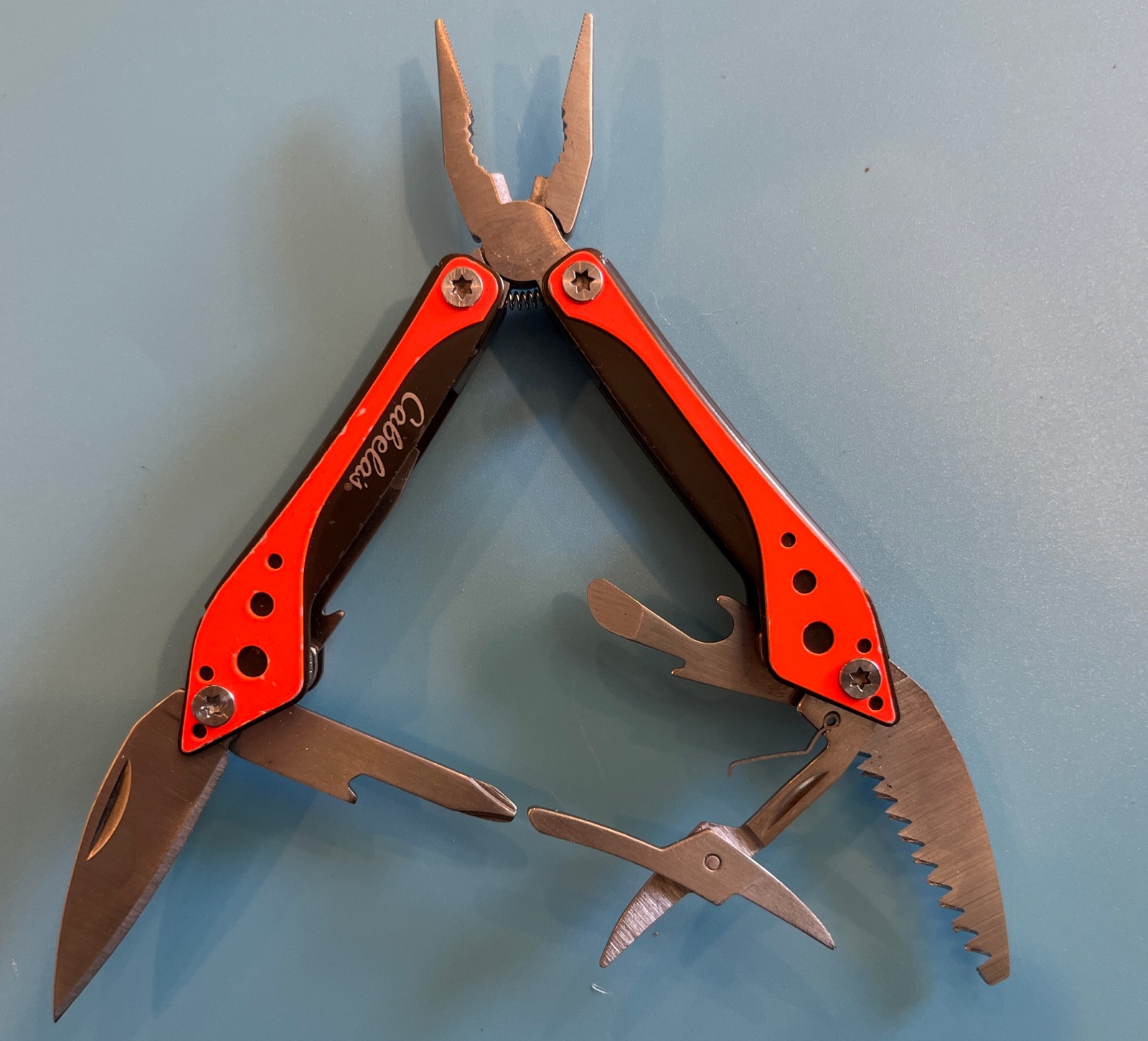 Cabelas Multi Tool and APOA Foundation , 7 Tools Each, Two Multi Tools