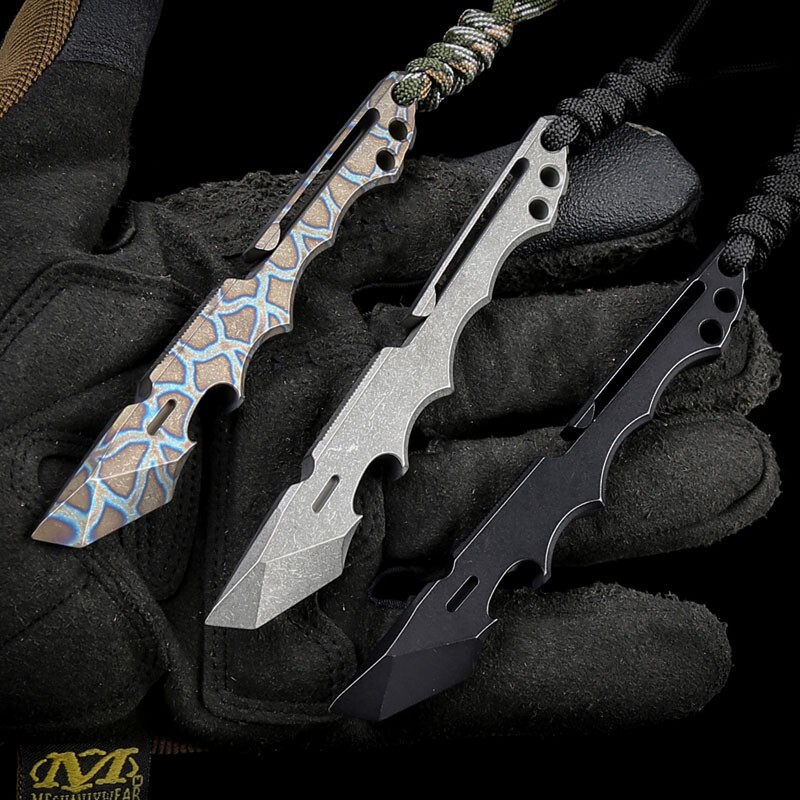 EDC Titanium Alloy Pocket Outdoor Multi Tools Pry Bar Crowbar Opener Cutter Tool