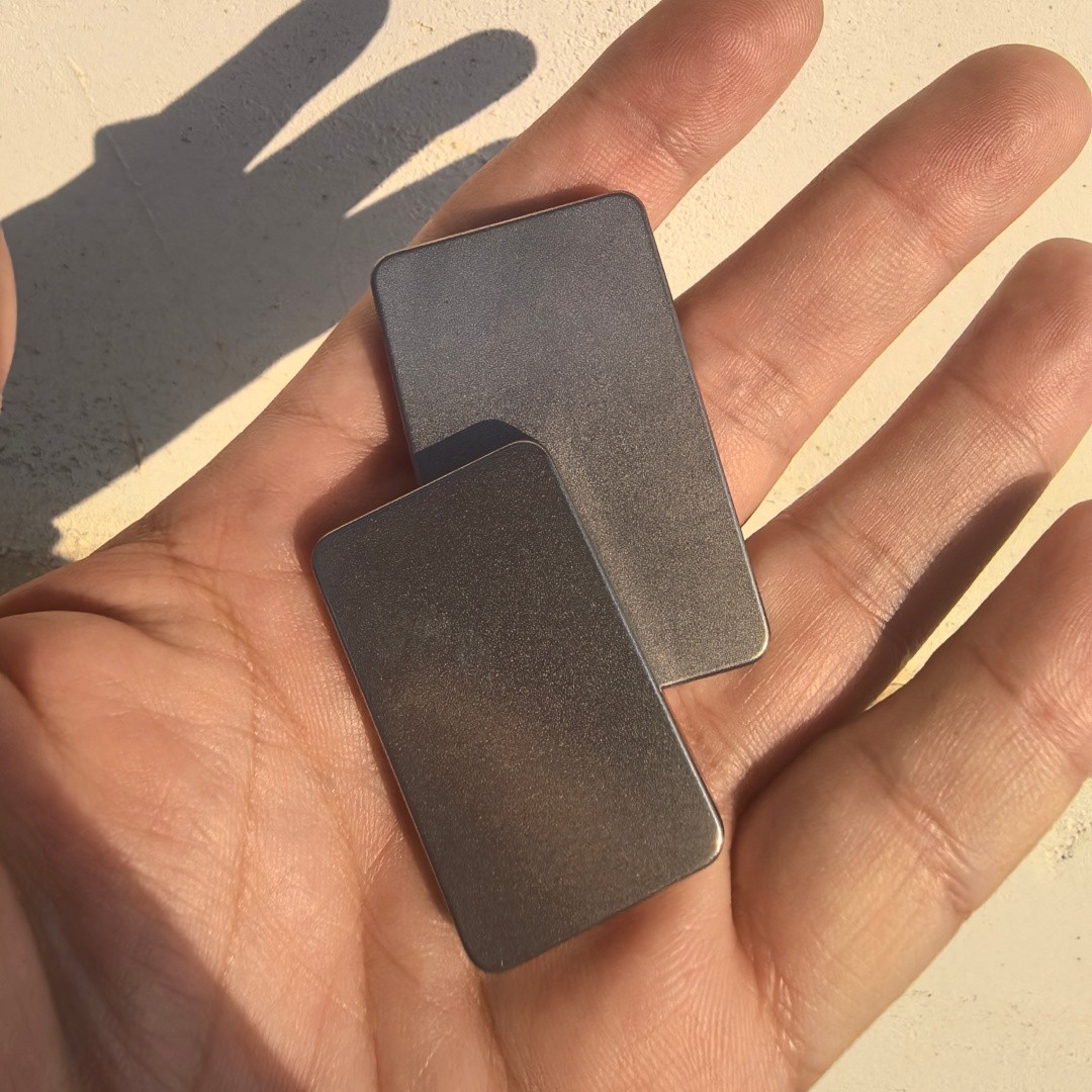 Titanium alloy Rectangle EDC DIY modification and upgrading Accessories 5mm