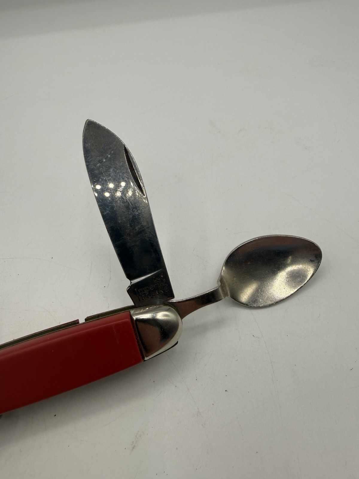 Imperial Ireland Camper Multitool Folding Knife (Hobo Knife) – 4 Tools Used Nice