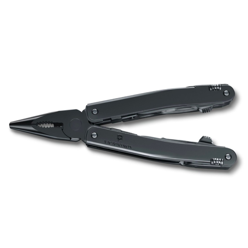 Victorinox Black Swiss Tool Spirit SPMXBS One Hand Opening Multi-Tool + Pouch 35