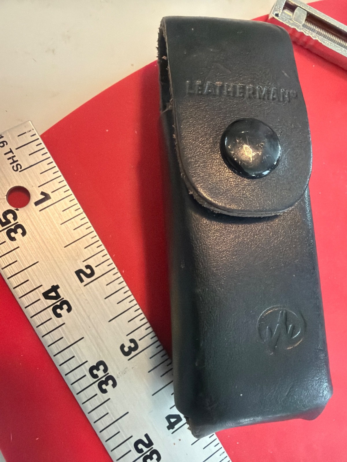 Leatherman SHEATH LOT Black Leather Sheath AND BLACK CORDUR SHEATH