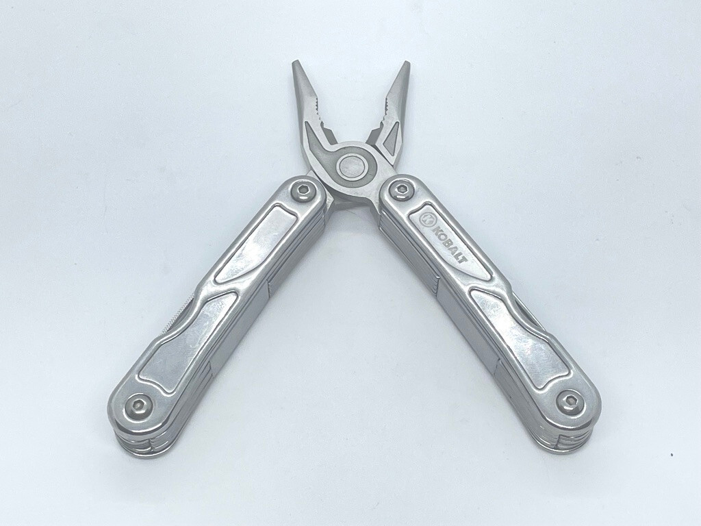 Kobalt Pocket Multi Purpose Tool Stainless Steel Knife Pliers Drivers EDC