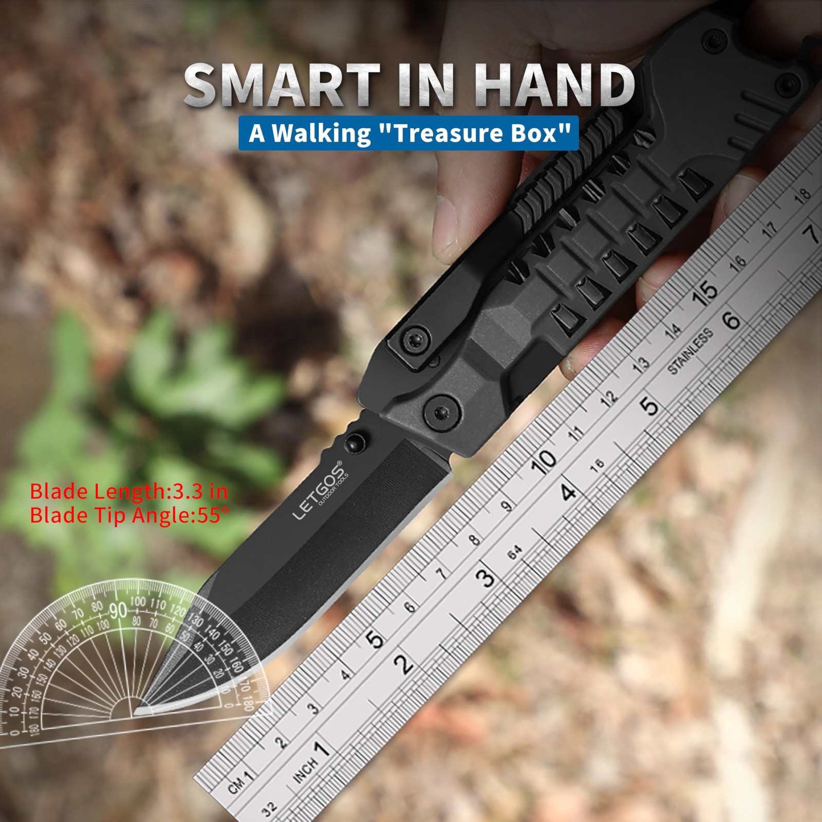 Multi Pocket Knife, 22 in 1,Survival Gear EDC Tools with Nylon Sheath, , Camp…