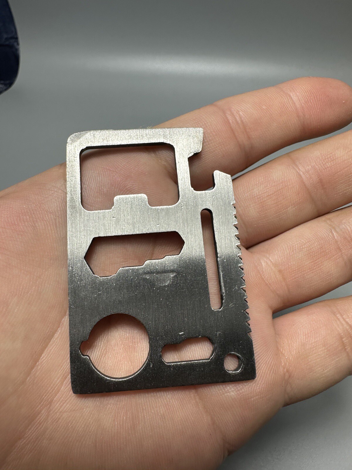 11 in 1 Multi Tool pocket wallet thin survival outdoor credit card knife