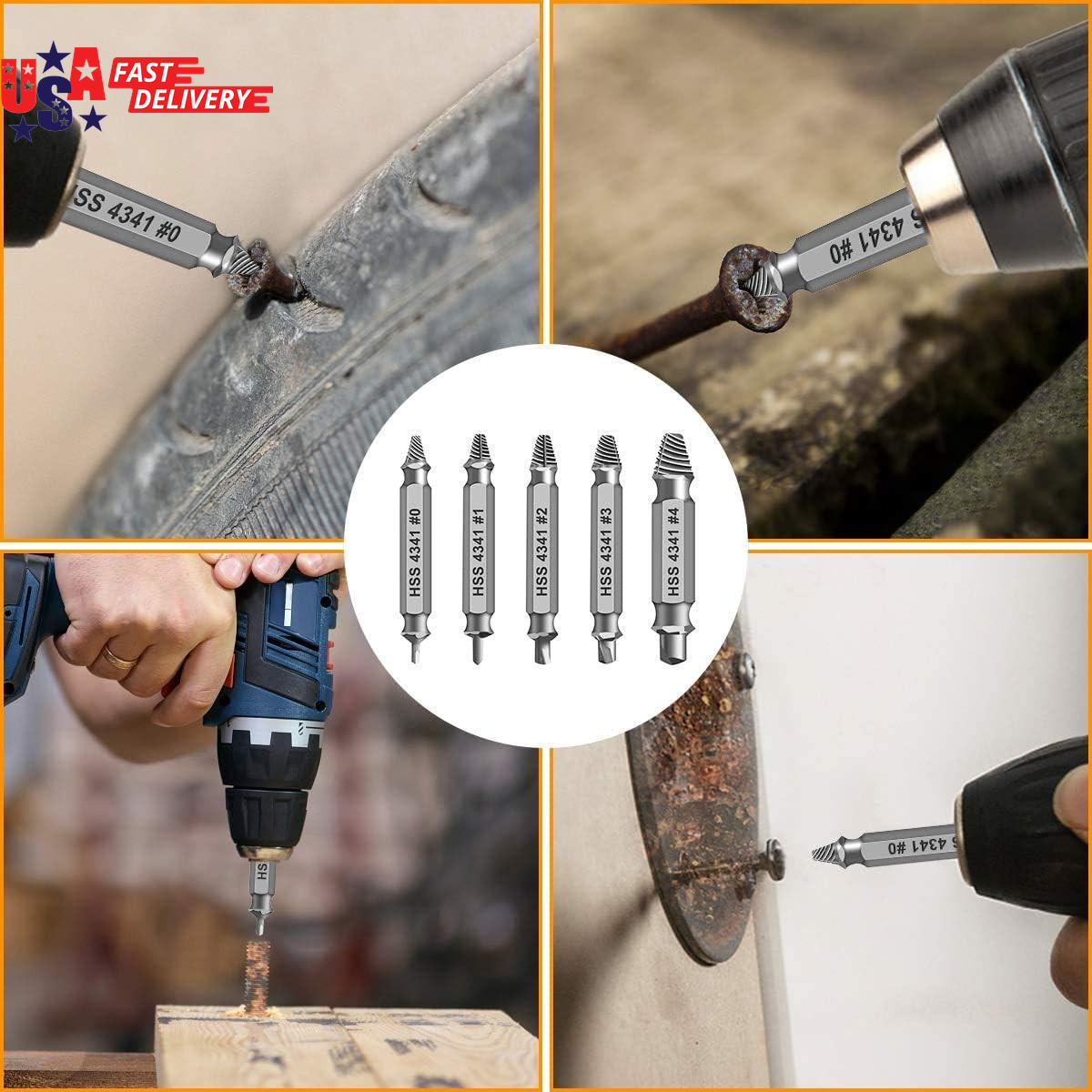 Gifts for Men,Damaged Screw Extractor Set,Christmas Stocking Stuffers for Adults