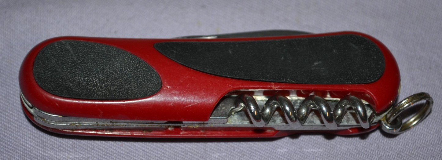 Wenger Delemont EvoGrip 10 Swiss Army 85mm Black/Red Multitool Knife – Great