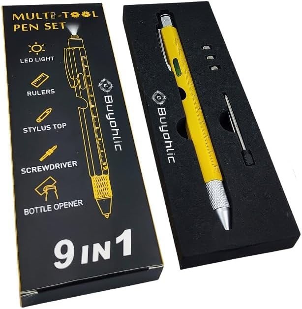 9 in 1 Multitool Pen Fathers Day Dad Gifts from Daughter Son
