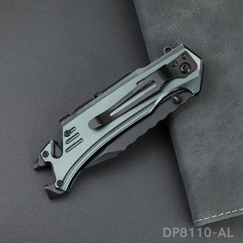 4.5″ EDC Pocket Knife Multi-tool with Bottle Opener Wrench Rope Cutter Outdoor