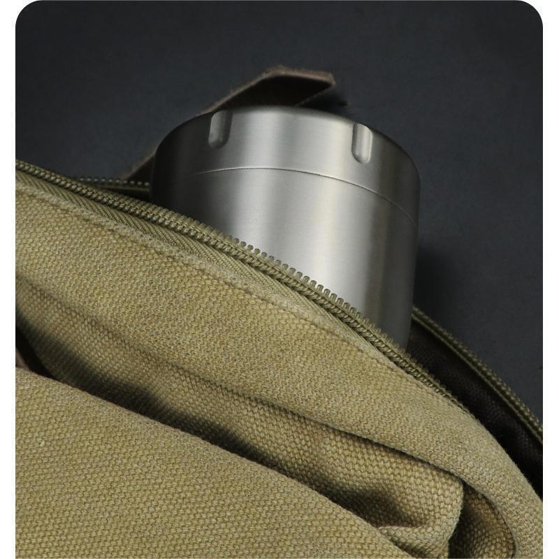 Titanium Pill Holder Case Container Jewelry Organizer Waterproof Tea Storage Box