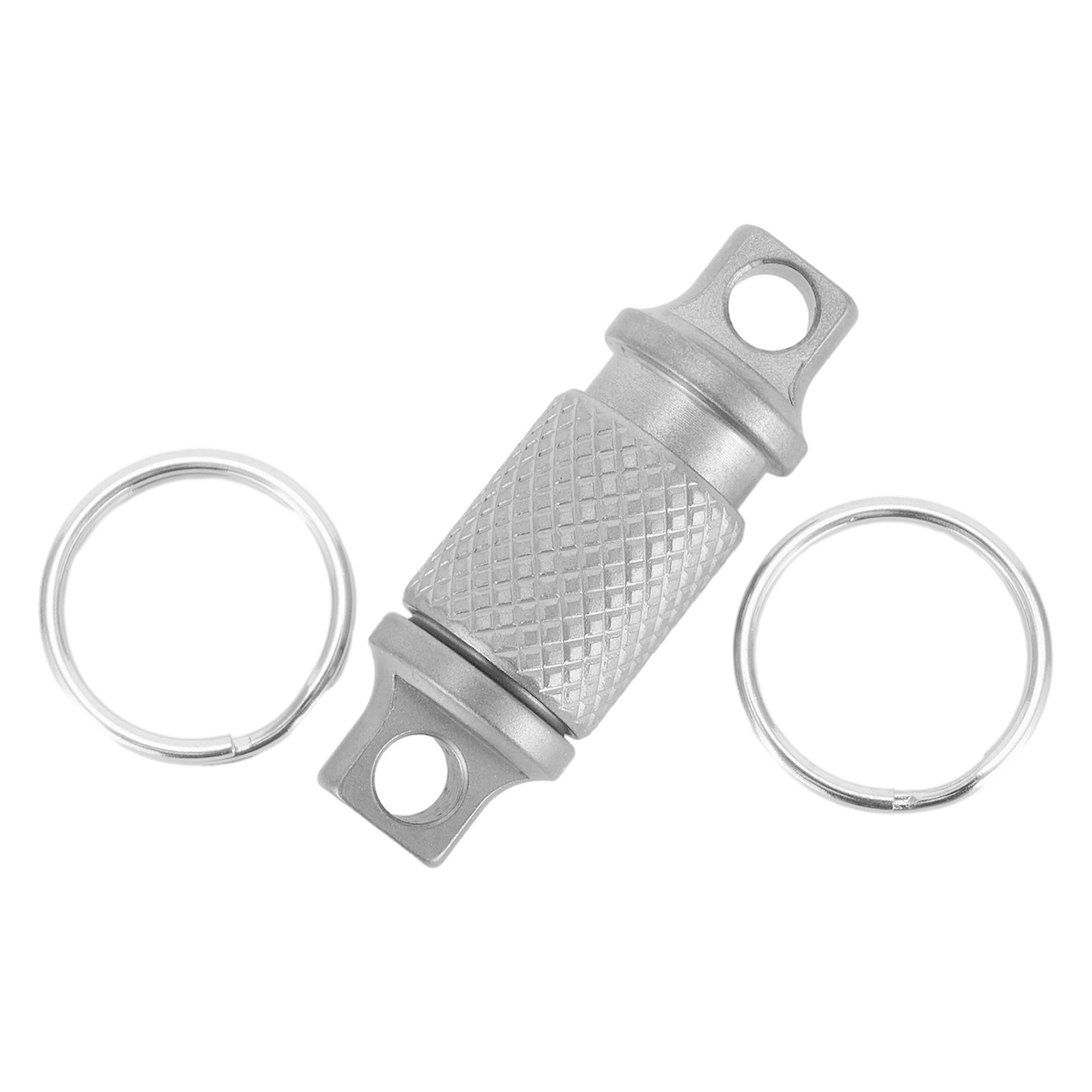 Alloy Keychain Detachable Car Key Holder 360° Swivel Quick Release Tool New