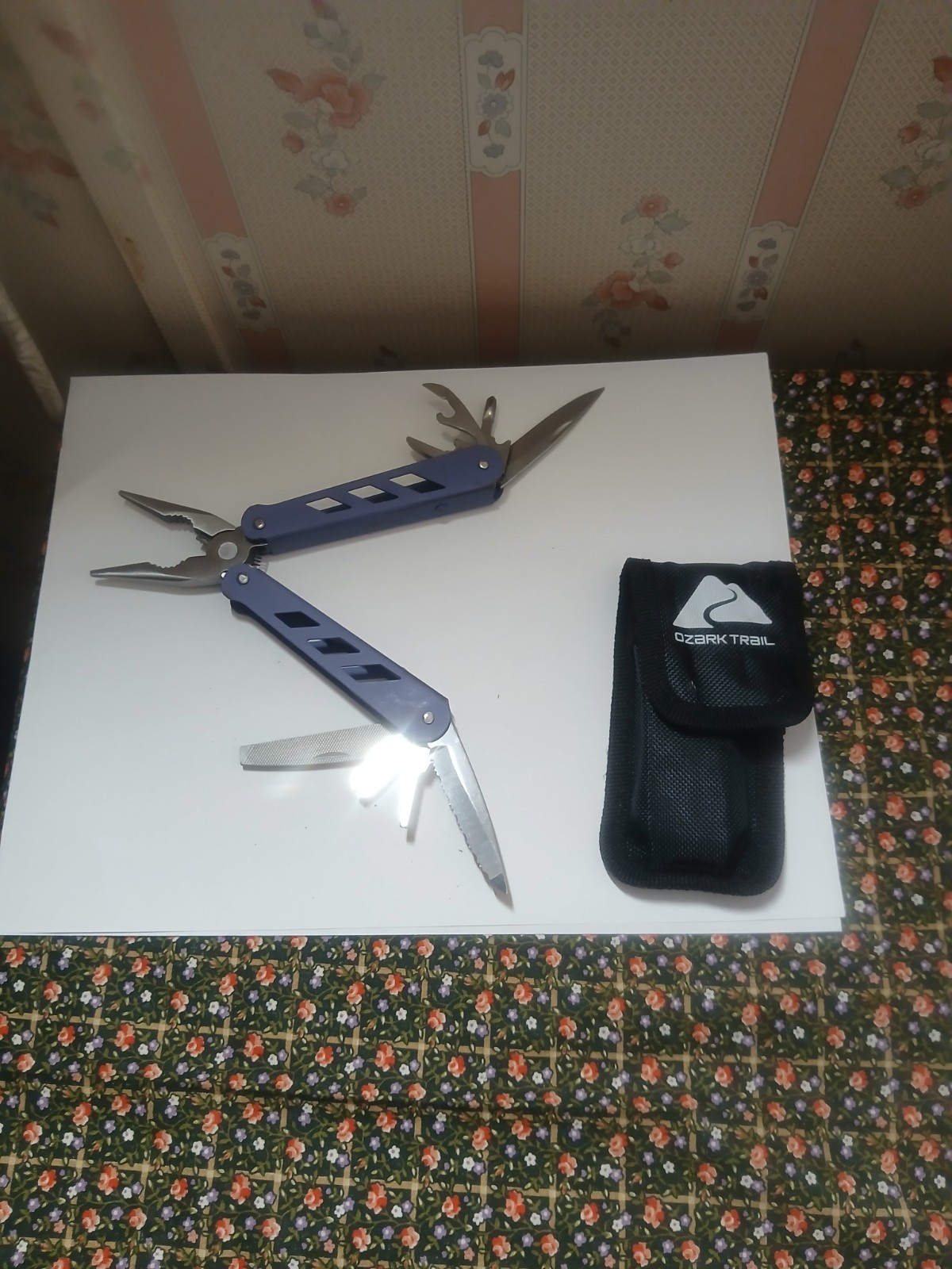 Ozark Trail 12-in-1 Multi Tool Folding Pliers with Sheath