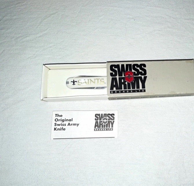 Swiss Army Brands Ltd. White Multi-Tool Knife Scissors Nail File Ring
