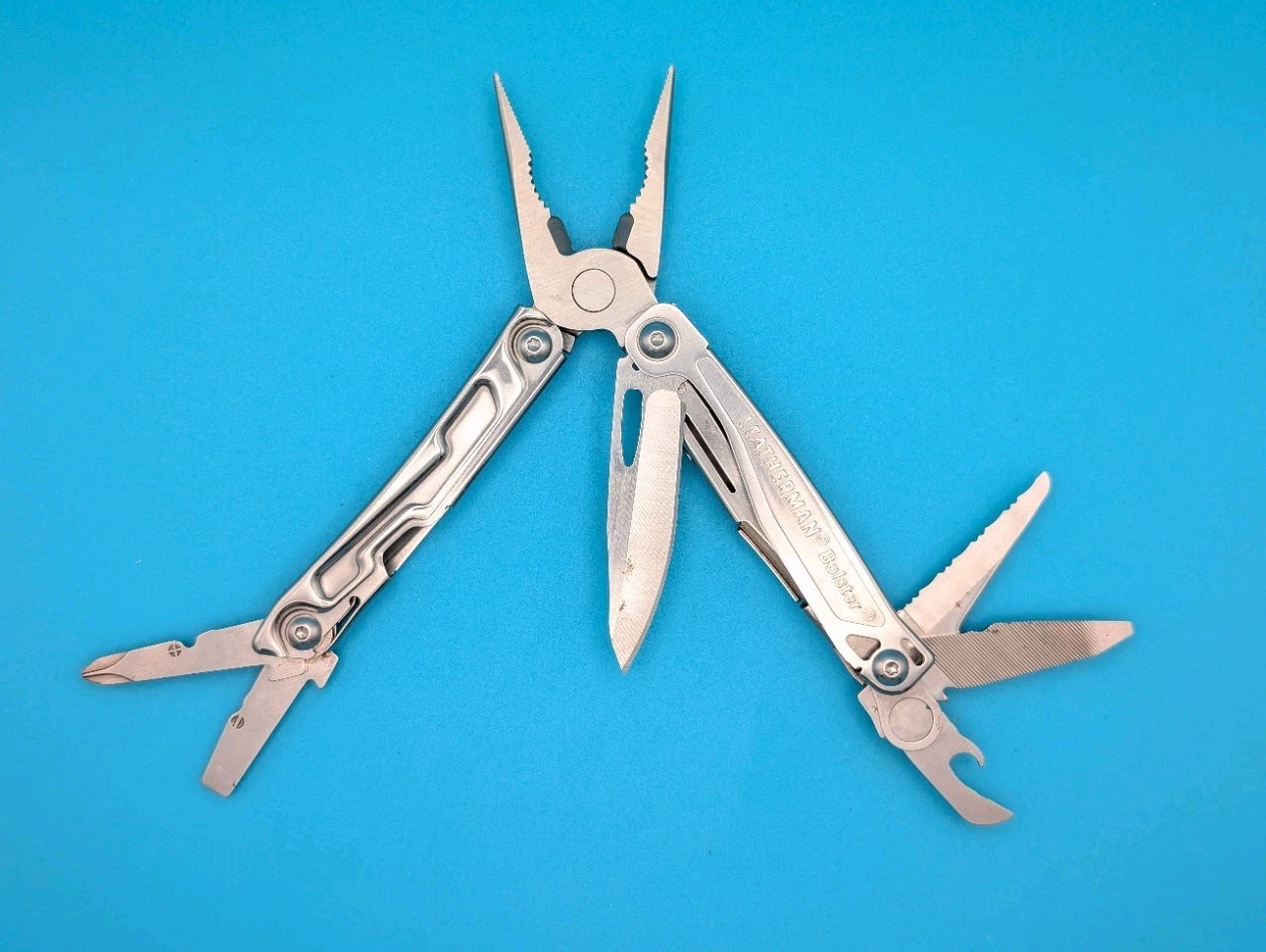 Leatherman Bolster 13 Tool Stainless Steel Multi-Tool!