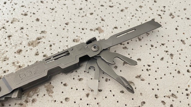 SOG PowerAccess PA1001-CP Stonewashed Stainless Steel Multi Tool Pliers,Knife- –