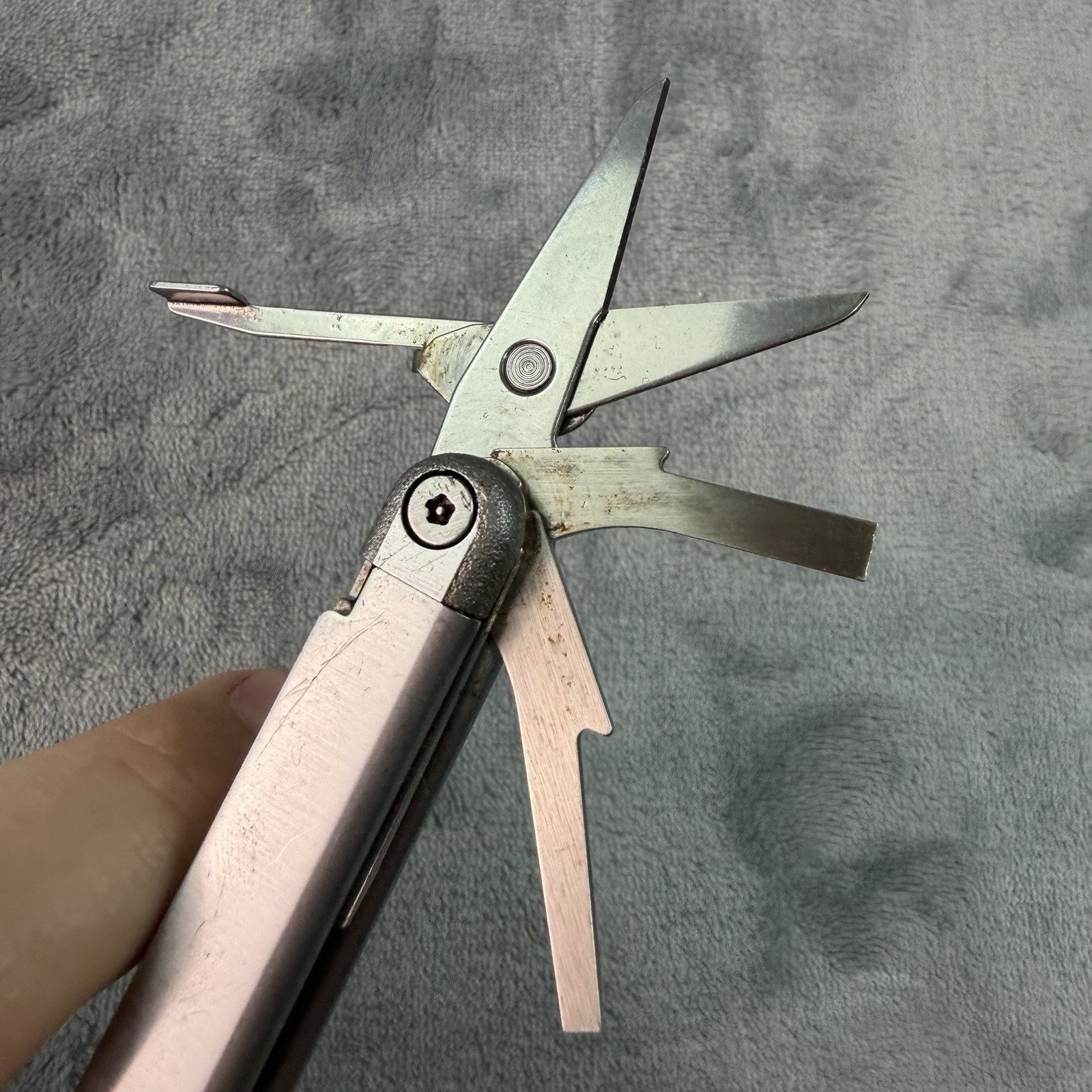 Vtg Leatherman Wave Original Multi Tool Dated 11 98 CABELA’S w New Sheath B455