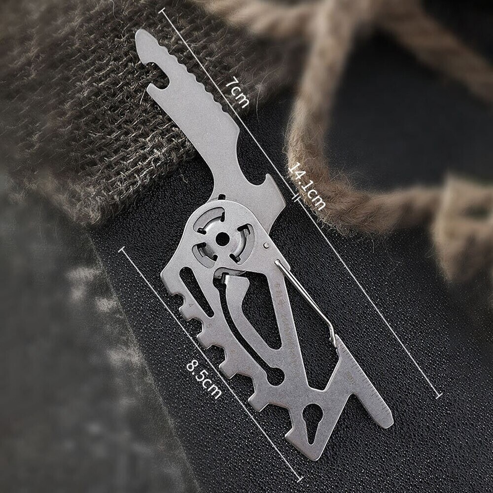 Card Folding Knife Multi Function Purpose Tool Escape Survival Best Backpacking