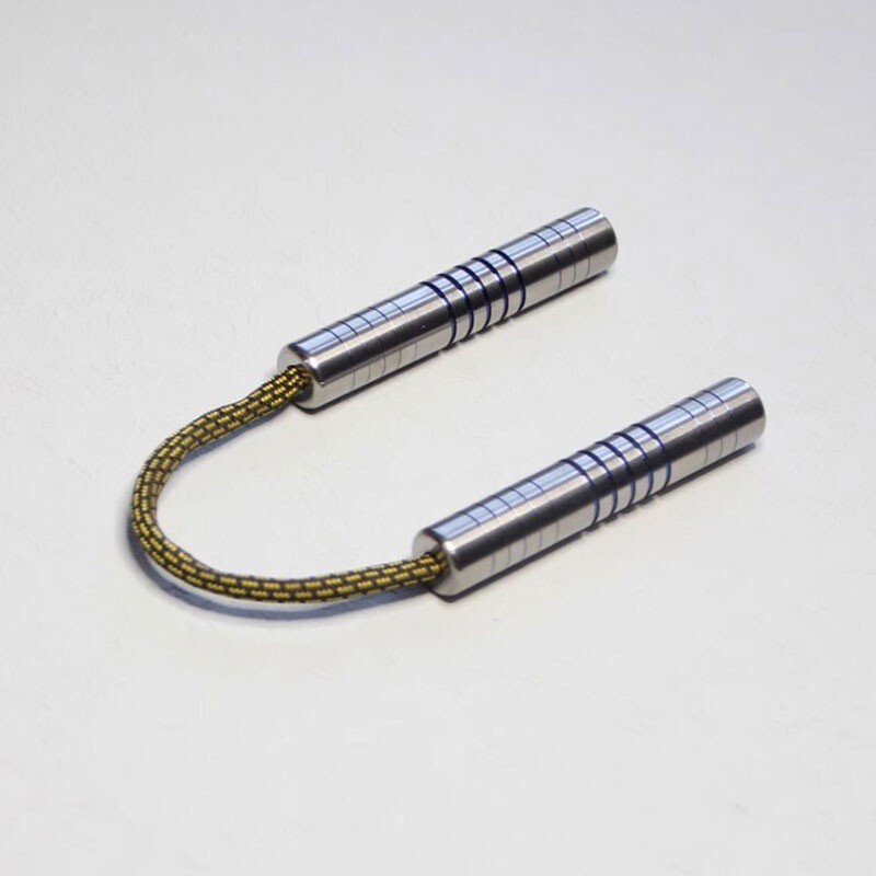 Titanium Alloy Finger Training Tool Pendant EDC Boring Decompression Play Toy