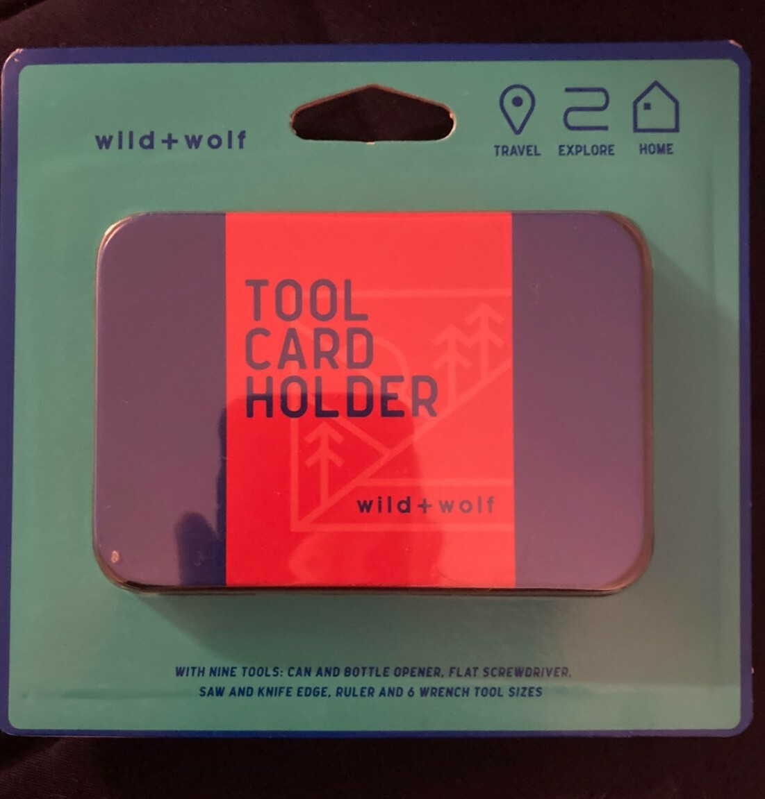 New WILD + WOLF TOOL CARD HOLDER – MULTIPURPOSE SURVIVAL TOOL