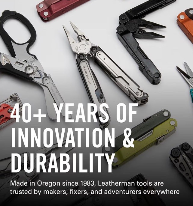 LEATHERMAN Rebar 17-in-1 Multitool W/ Premium Replaceable Wire Cutters & Saw