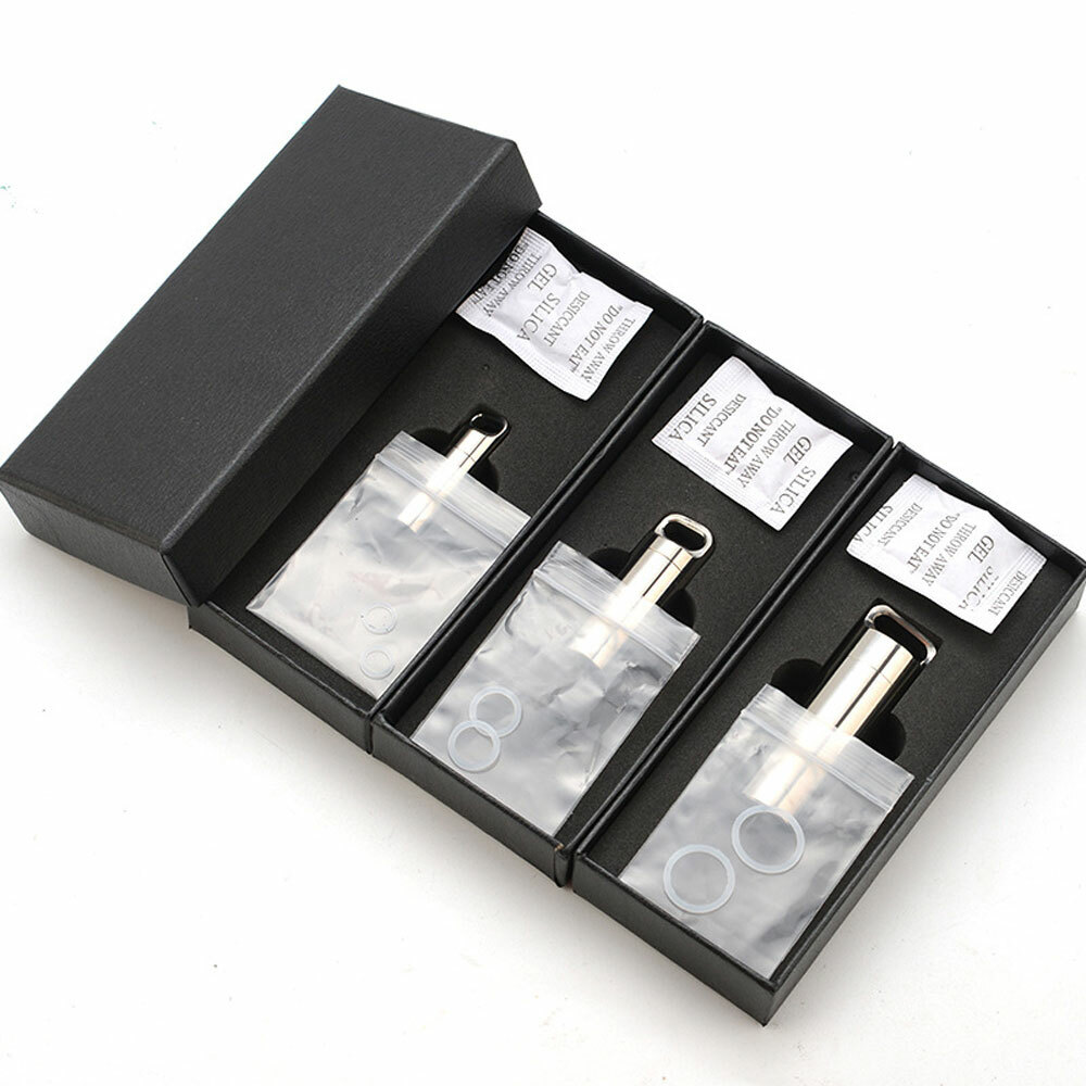 EDC Titanium Multi Tools Waterproof Portable medicine Bottle Key Pendant Box Set