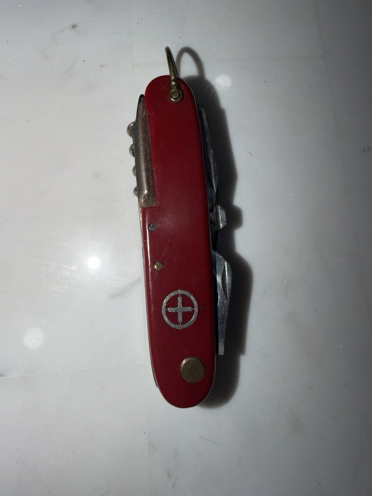 Vintage Japanese Multi-Tool Pocket Knife 1970s Swiss Style Seki Japan Camp Knife
