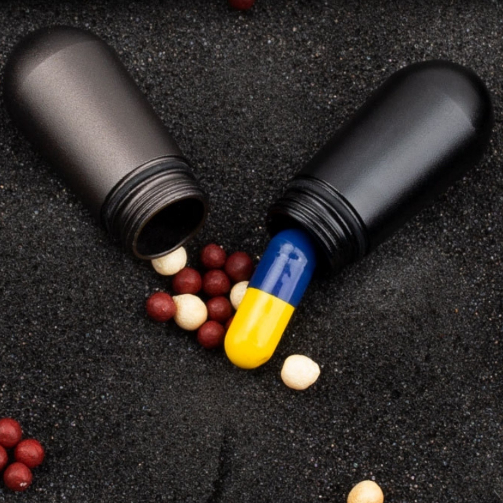 Aluminum Alloy Mini Capsule Container EDC Pill Holder Waterproof Portable