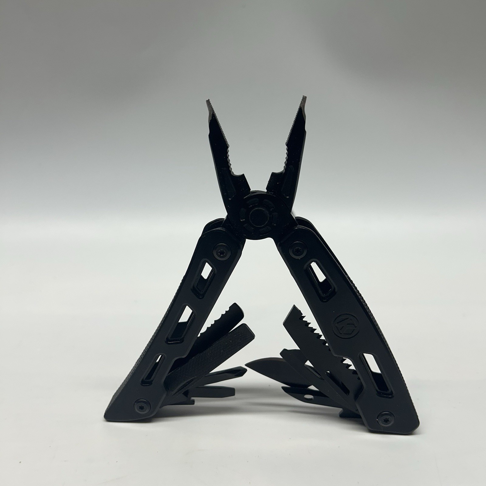 Kobalt Multi-Tool Versatile 14-in-1 Black Stainless Steel Folding Tool Pliers