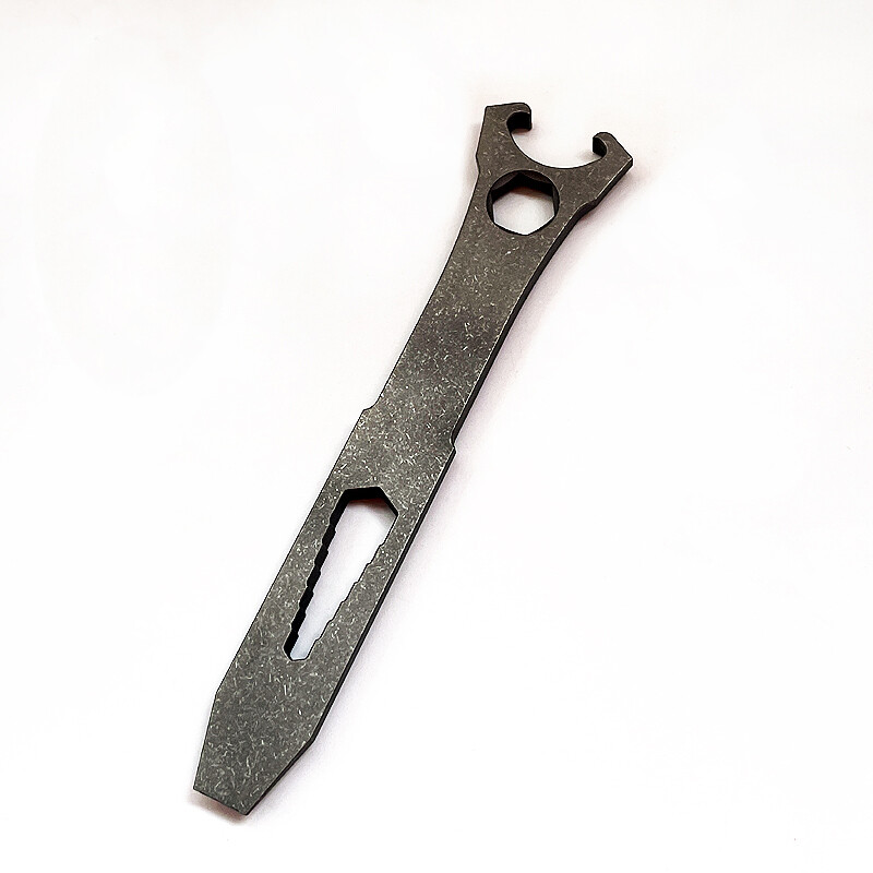 Titanium alloy crowbar multifunctional tool outdo bottle opener hexagonal wrench