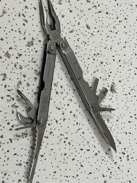 Vintage Great Neck Silver Multi-Tool Stainless Steel—