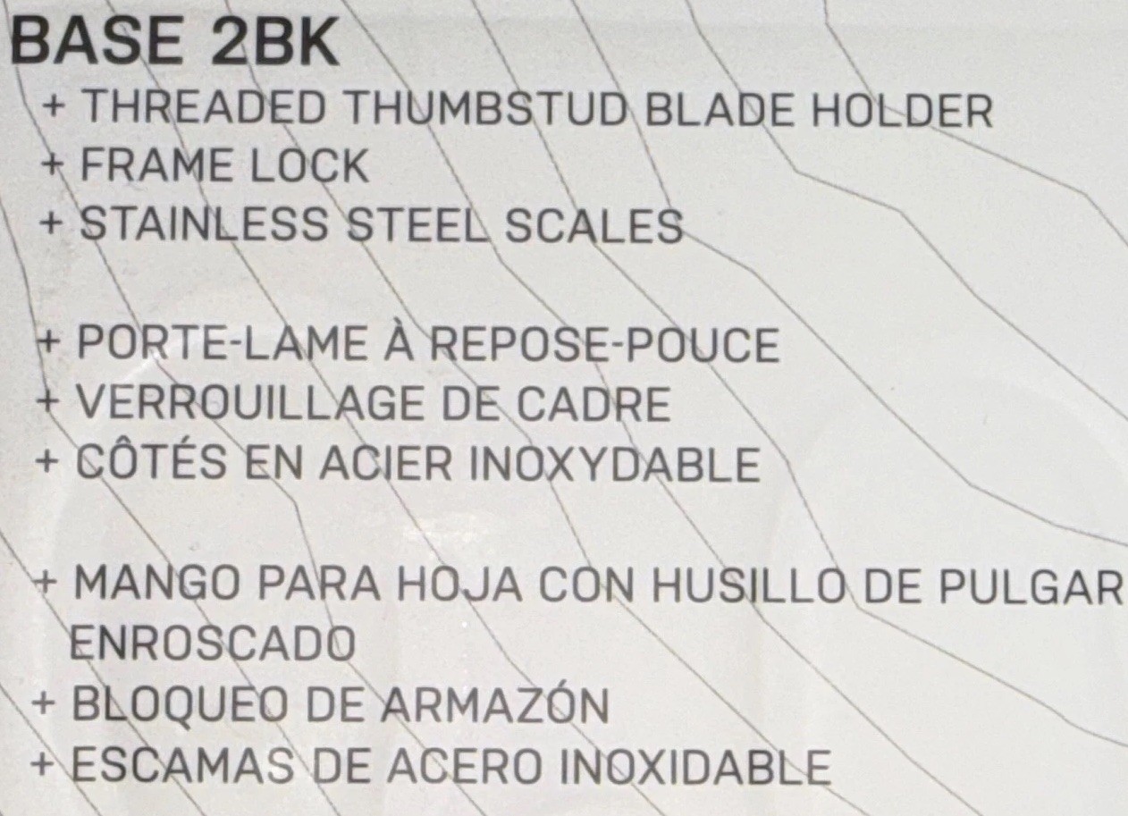 Utility-Blade Frame Lock Knife Only 5.11 Tactical Black Style # 51169 from set