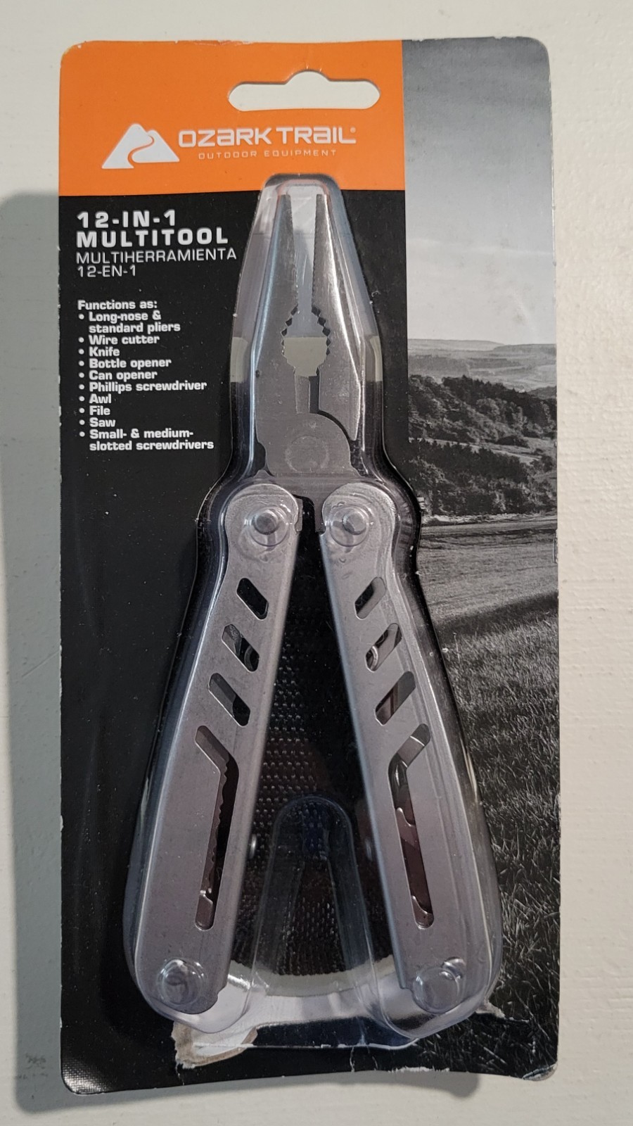 2 Pc Ozark Trail Multi Tool 12 In 1 And Key Chain Multi Tool Both New