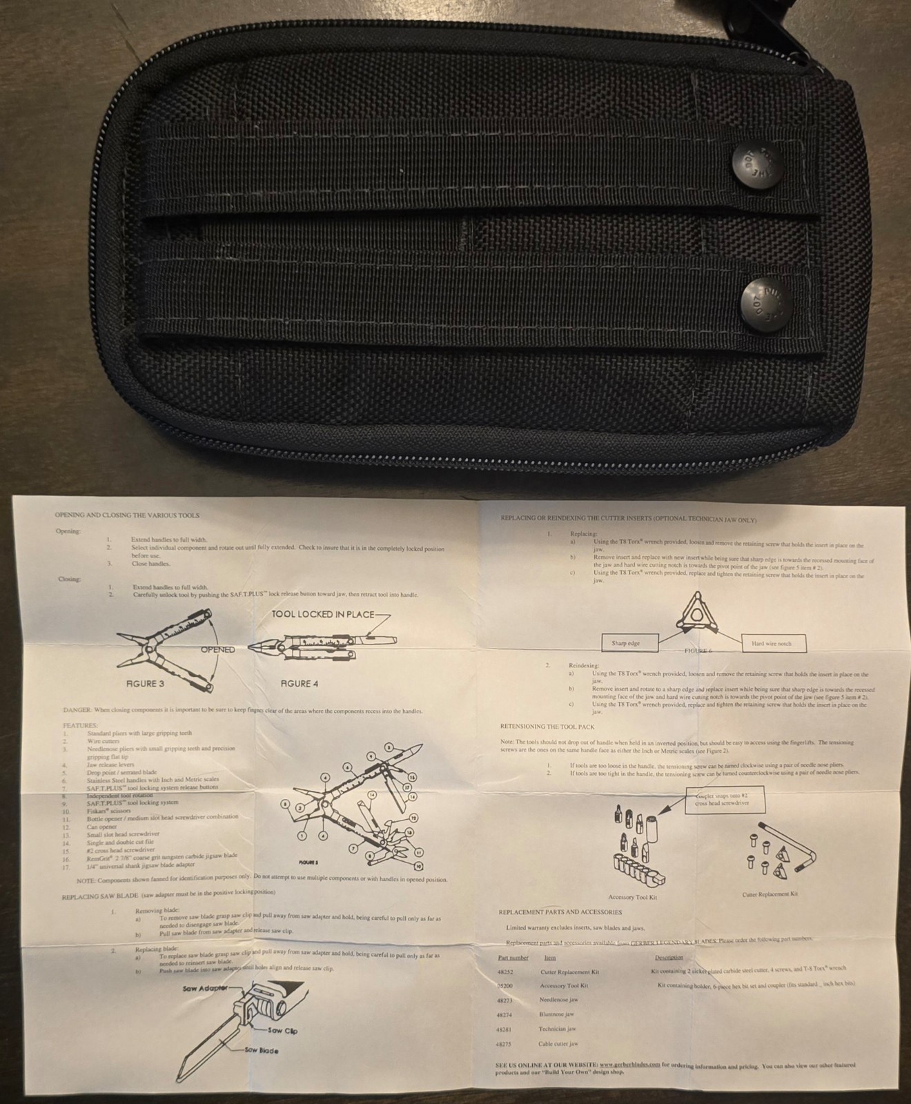 Gerber Evolution MP650 multi plier Military variant FULL set of 5 HEAD incl. EOD