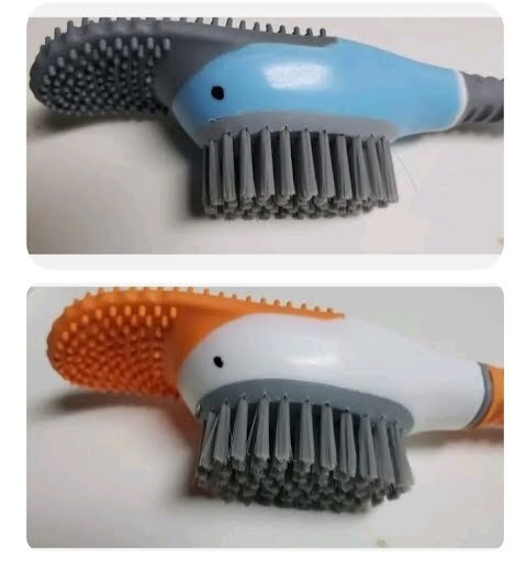 Modern Silicone Toilet Brush, Rubber Toilet Bowl Brush and Holder Set***