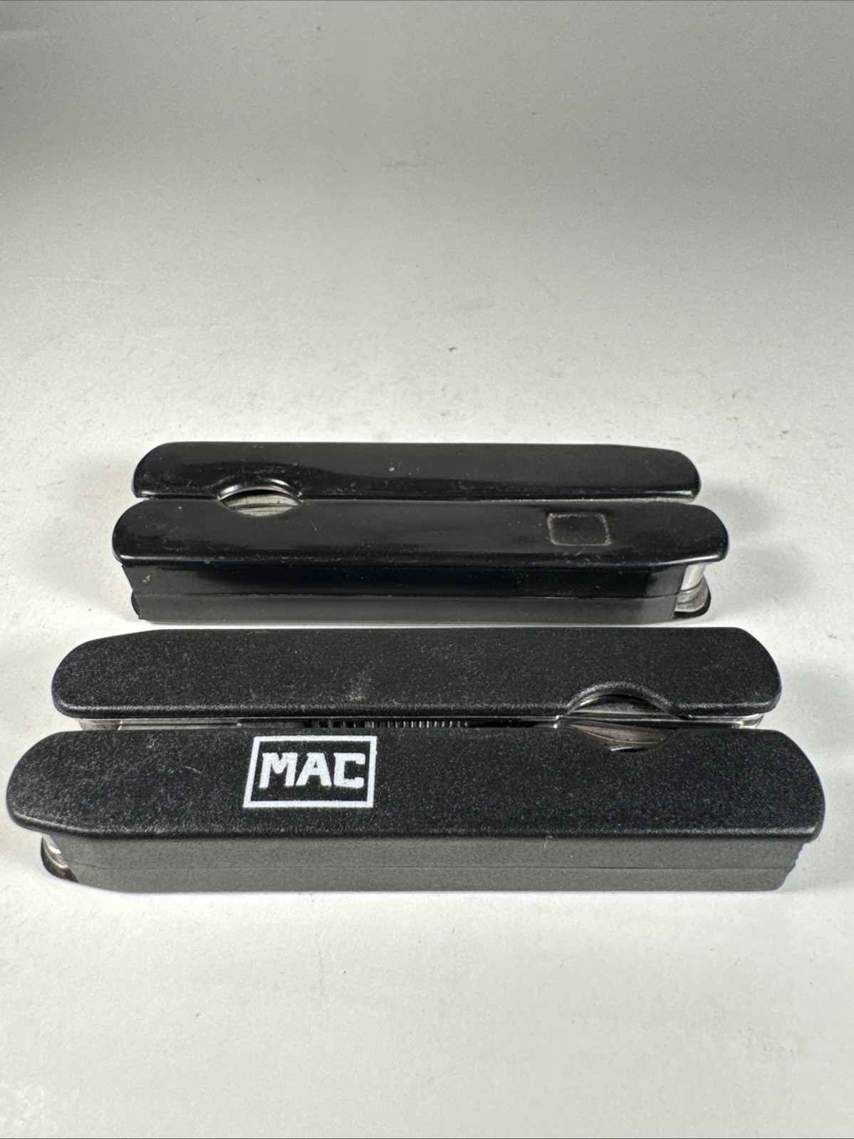 Lot of 2-4” Multi-Tool Set Pocket Knives One Is Mac Tool