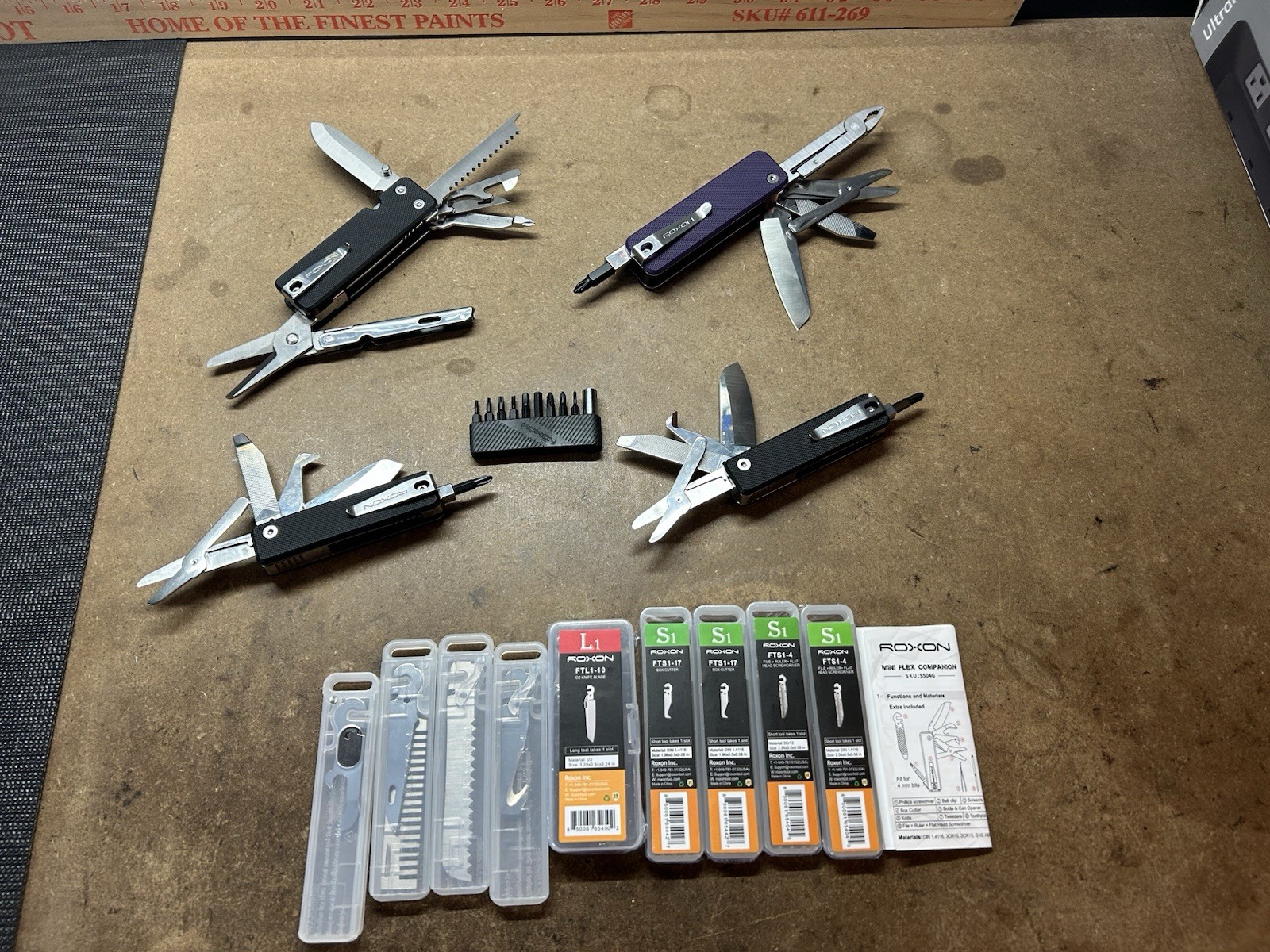 ROXON Multitool Lot KS2 Elite Flex Companion Mini Multitool Plus Many Extras