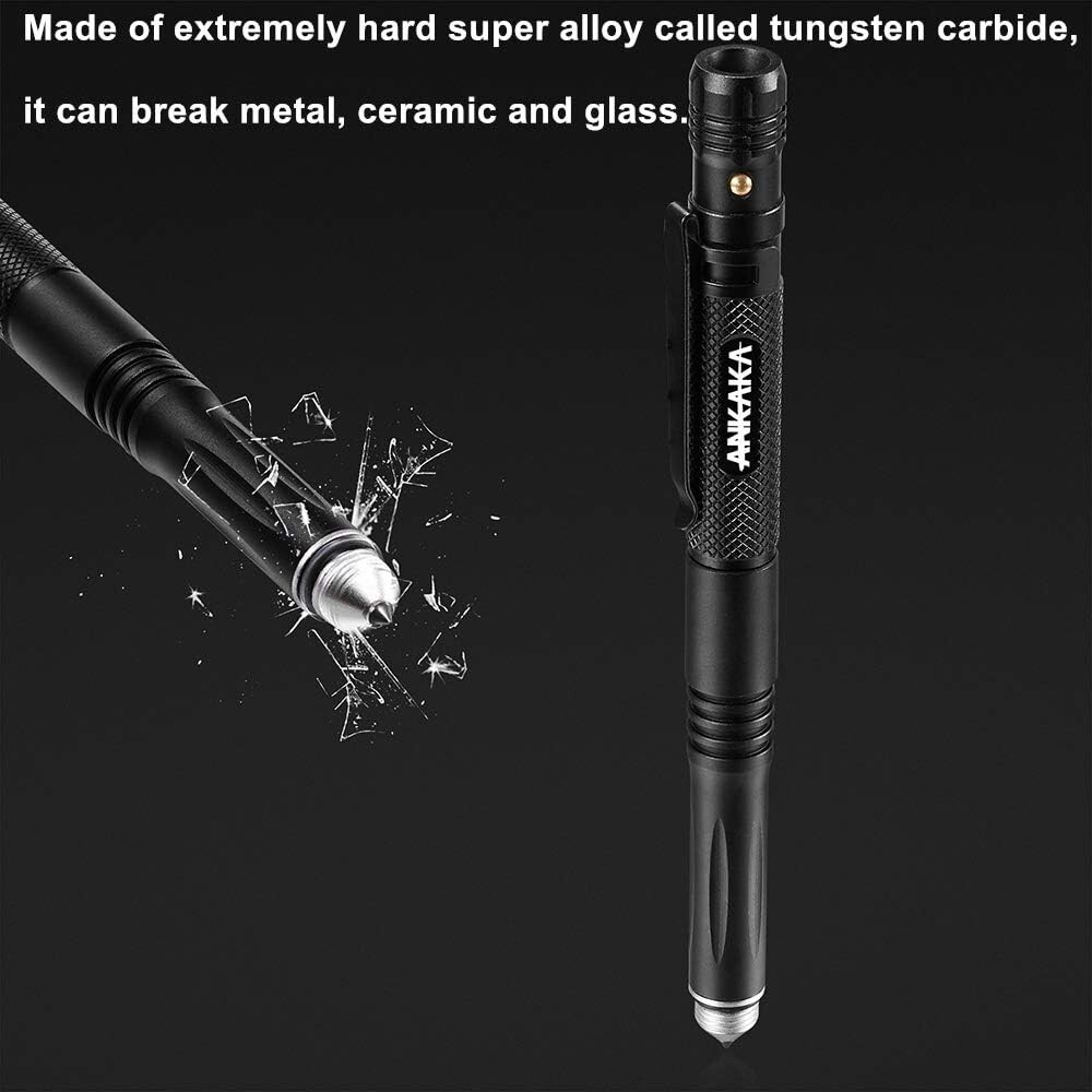Lightweight 6-in-1 Tactical Pen for Self-Defense & Everyday Carry – Gift Ready