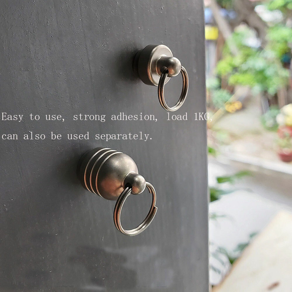 EDC Titanium Quick Buckle Quick Detach Carabiner Keychain Tools Pendant Magnet