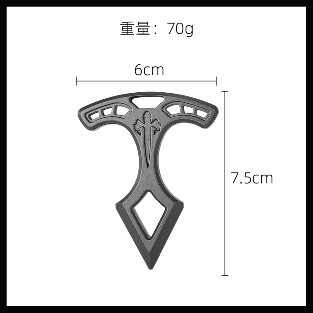Multifunctional EDC Necklace, A portable Emergency Tool for Outdoor Camping
