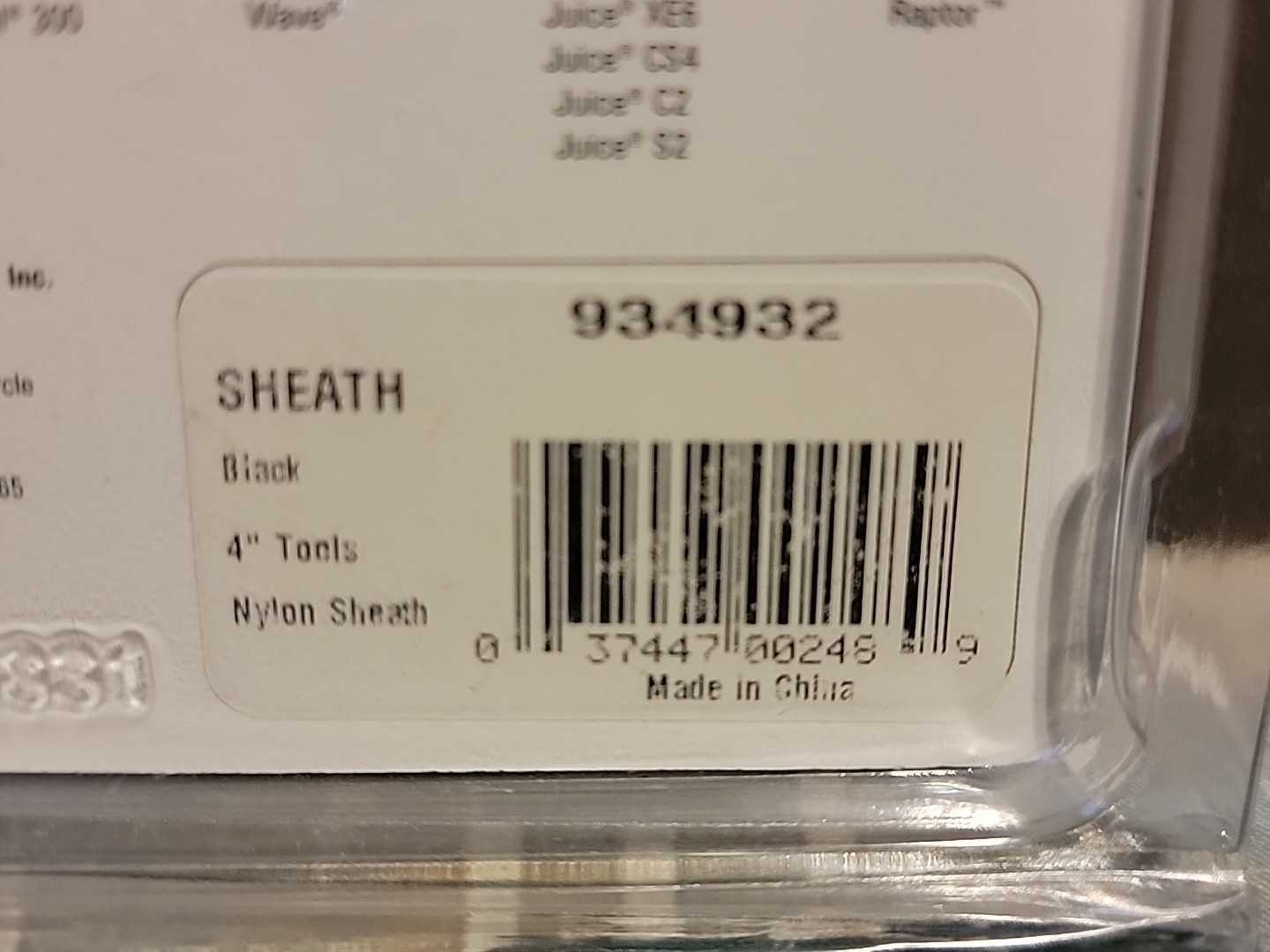 Premium Nylon Snap Sheath – Fits 4″ to 4.5” Multi-Tools, Black