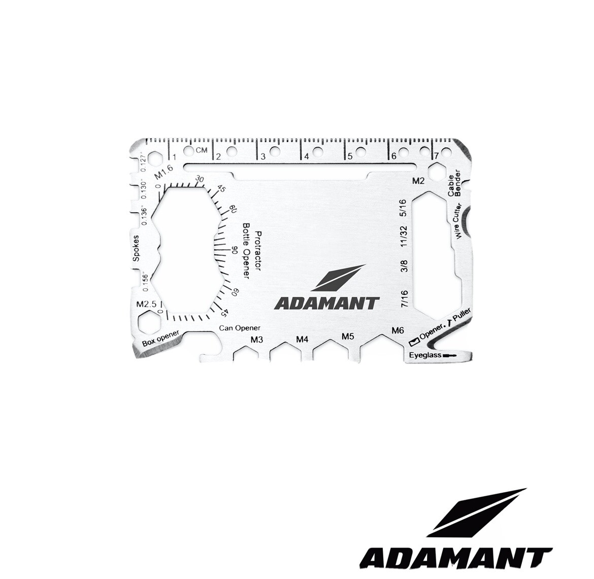Adamant 24-in-1 SteelLite Compact Multi-Tool Card