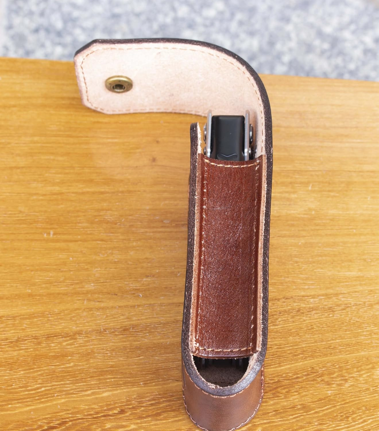 Leather Multitool Sheath，Multi Tool Holster for Leatherman, Gerber, SOG and Simi