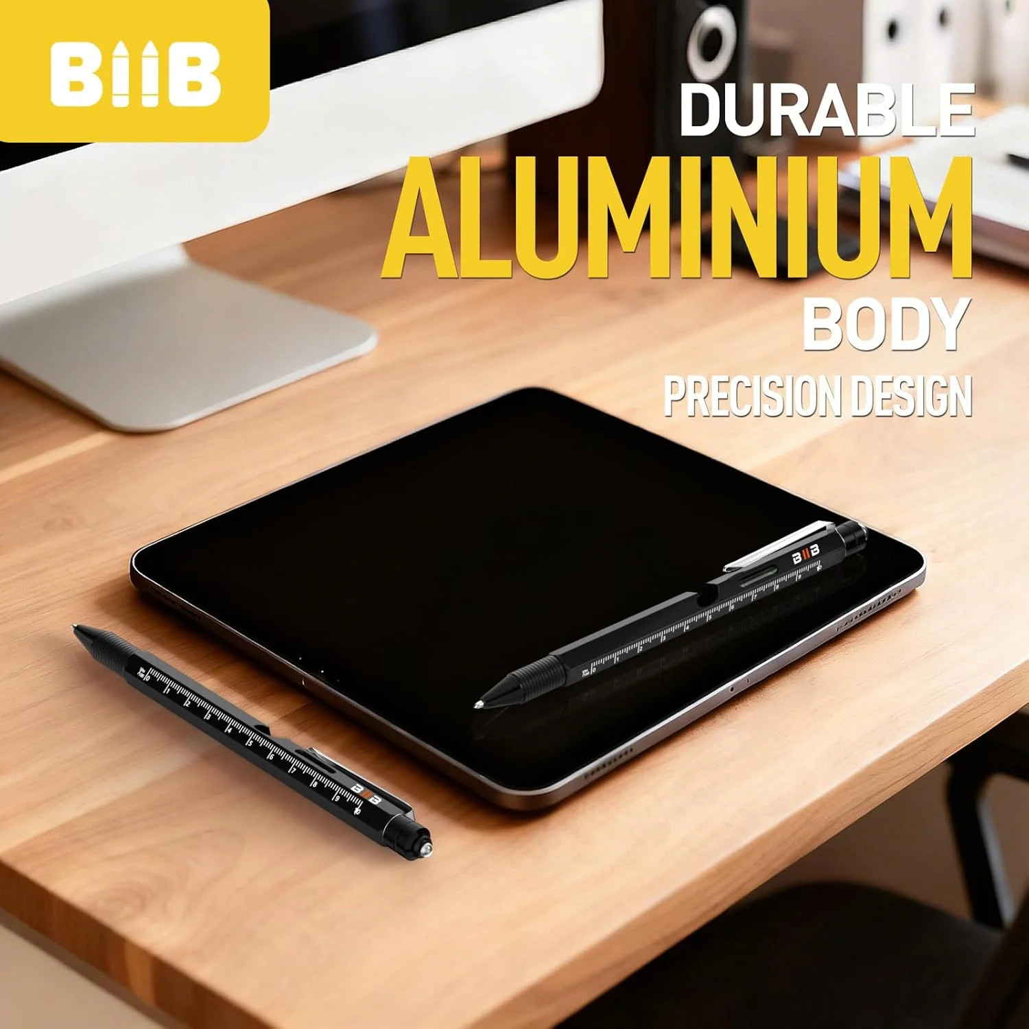 BIIB Fathers Day Gift for Men 9 in 1 Multitool Pen, Mens Gifts for Him Dad Husba