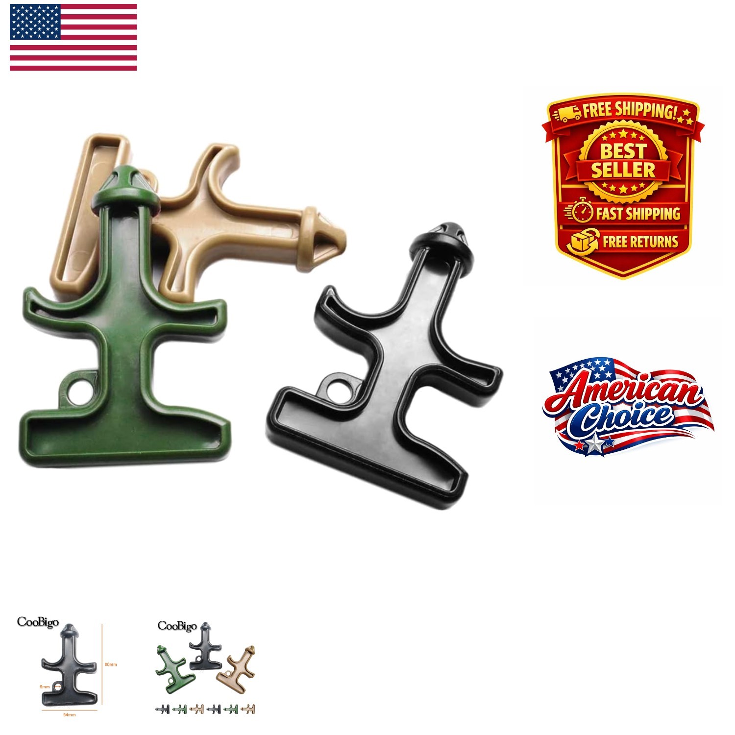 Portable 3-Piece Keychain Survival Tool – Ideal for Emergency Situations