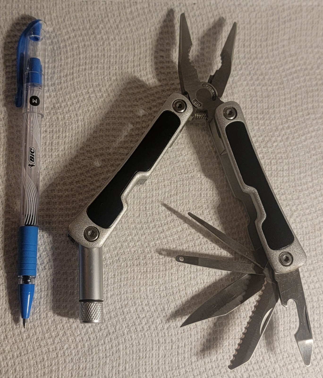 Lawson Products 9 In 1 Multi Purpose Tool Pliers Flashlight Saw Screwdriver Ect
