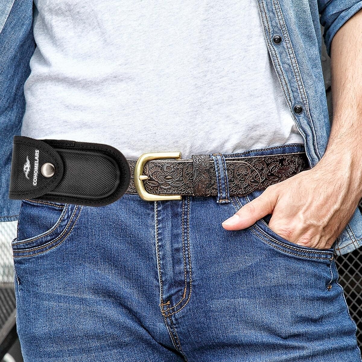 Multitool Belt Sheath for Leatherman, Gerber – Nylon Knife Pouch for Folding Kni