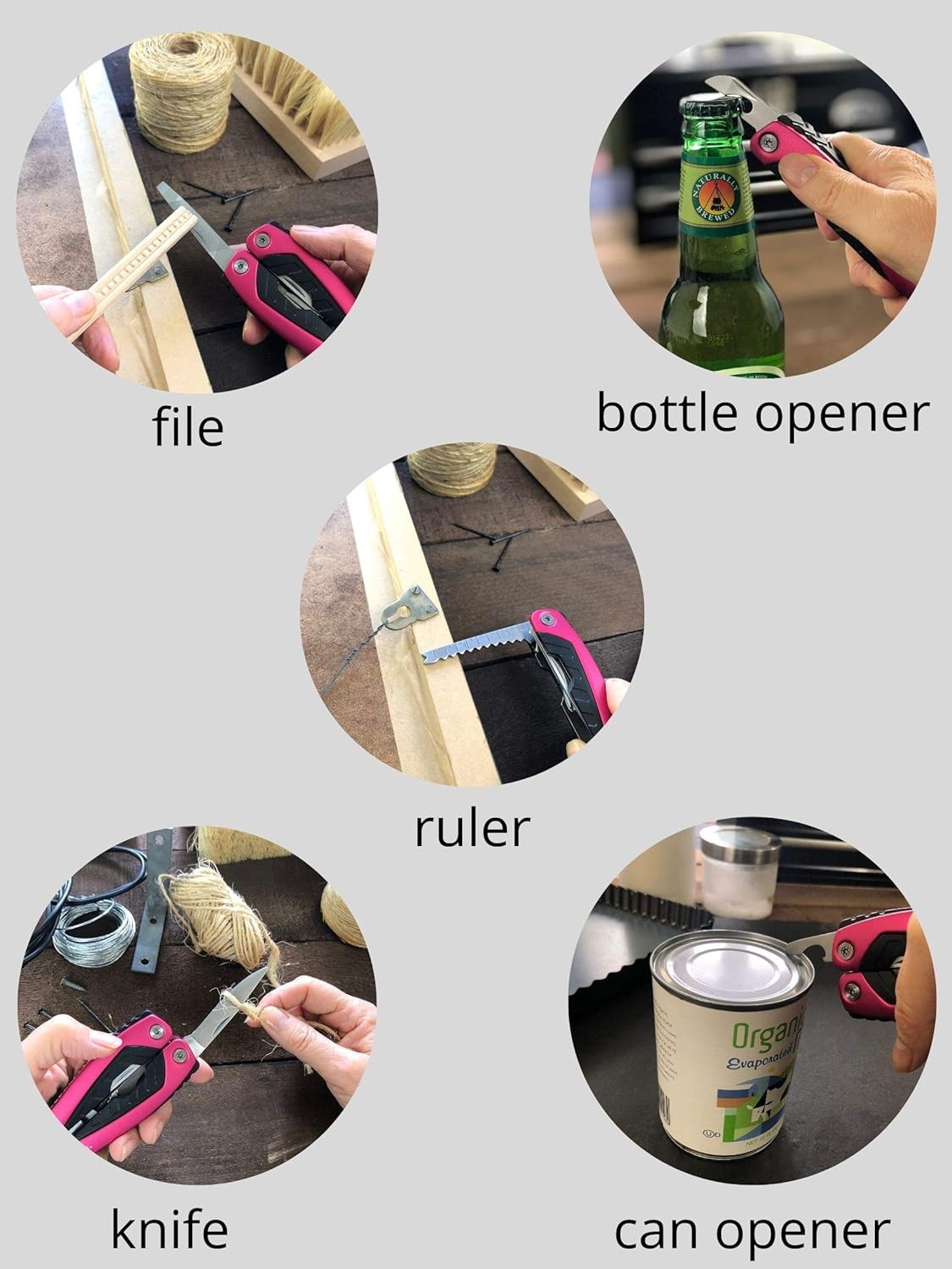 Tools 14-in-1 Steel Pocket Multitool Pliers Dozens of Uses Everyday Life Repairs