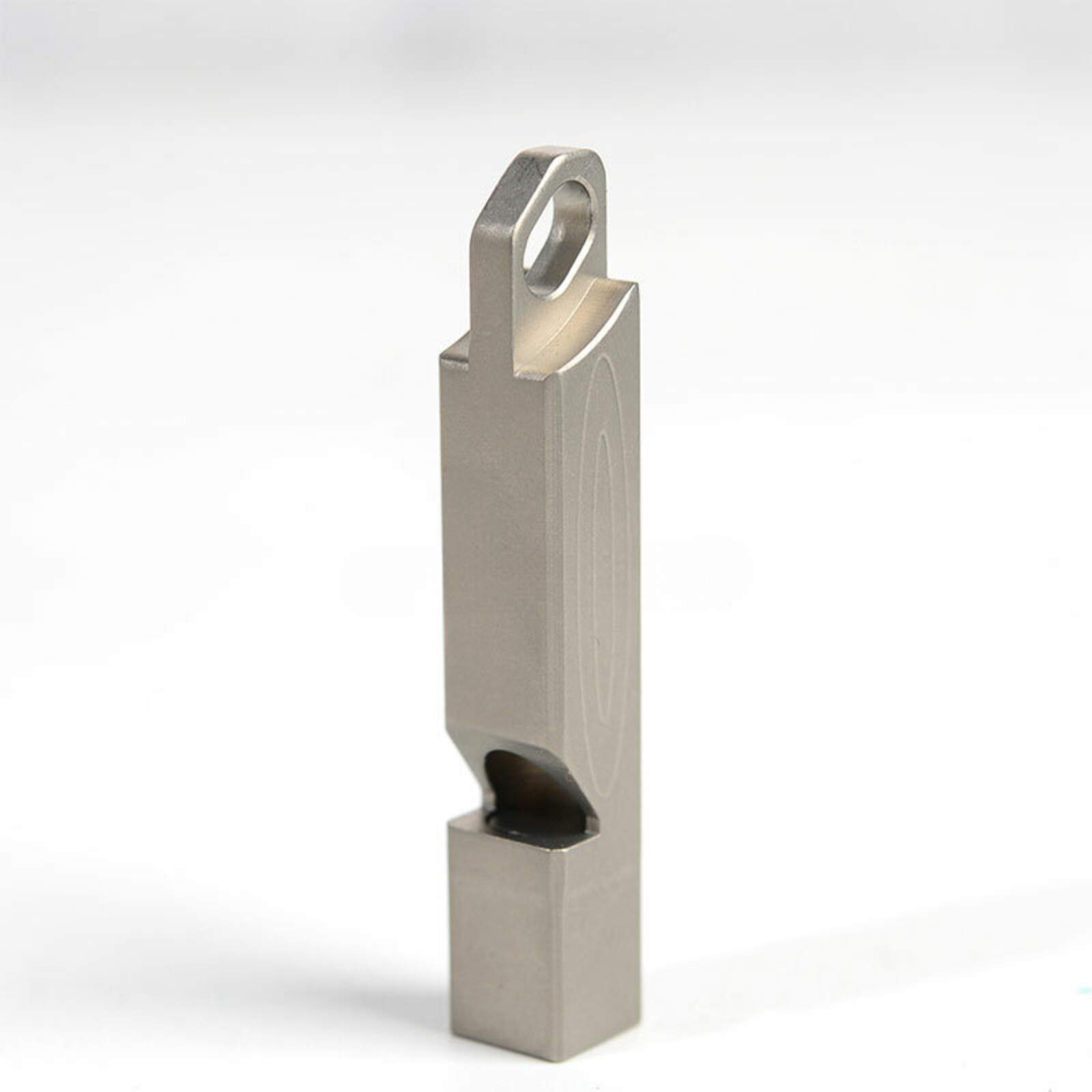 New EDC Outdoor Emergency Whistle Teflon Resonator TC4 Titanium Construction